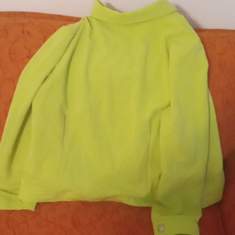 NWT MONROE & MAIN Women’s Lime Green Button-Front Jacket - Picture 7 of 7